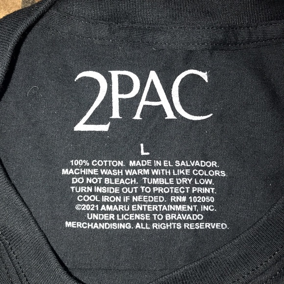 NWOT Unisex Tupac Tee - Picture 3 of 4